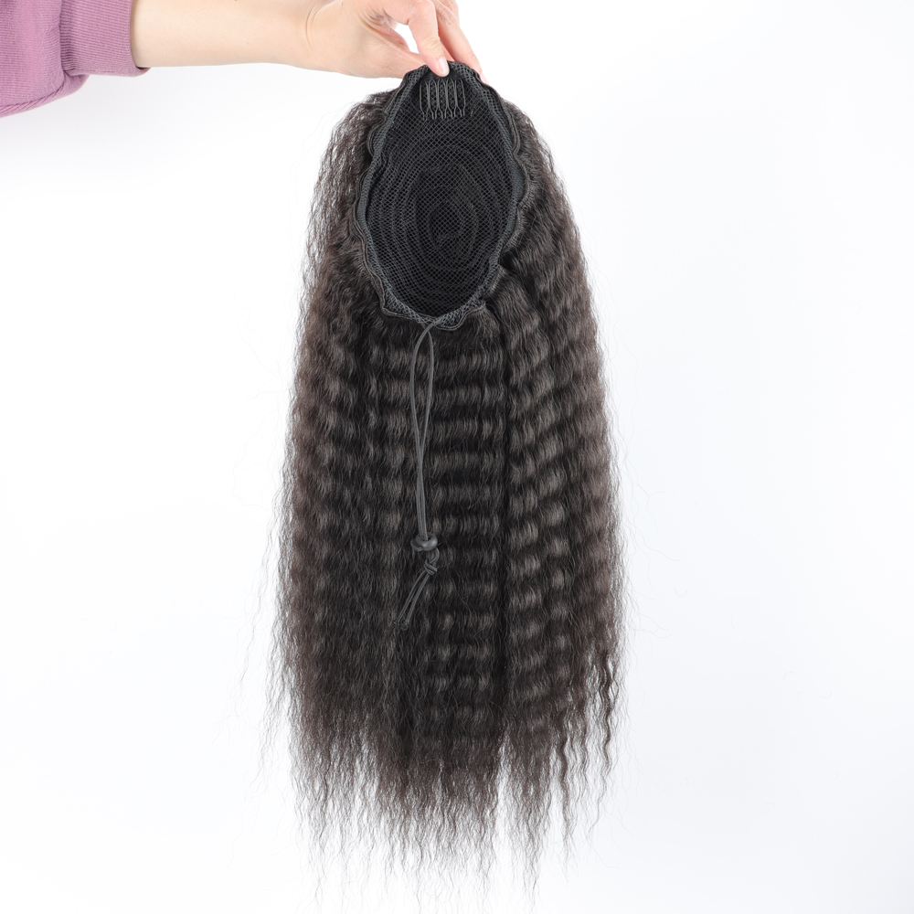 Fake Synthetic Drawstring Pony - đánh giá và giá Drawstring Afro Curly Puff Ponytail