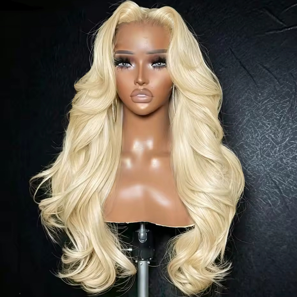 613 13x6 Lace Frontal Wig Huma - đánh giá và giá 613 Blonde Body Wave Lace Front Wig