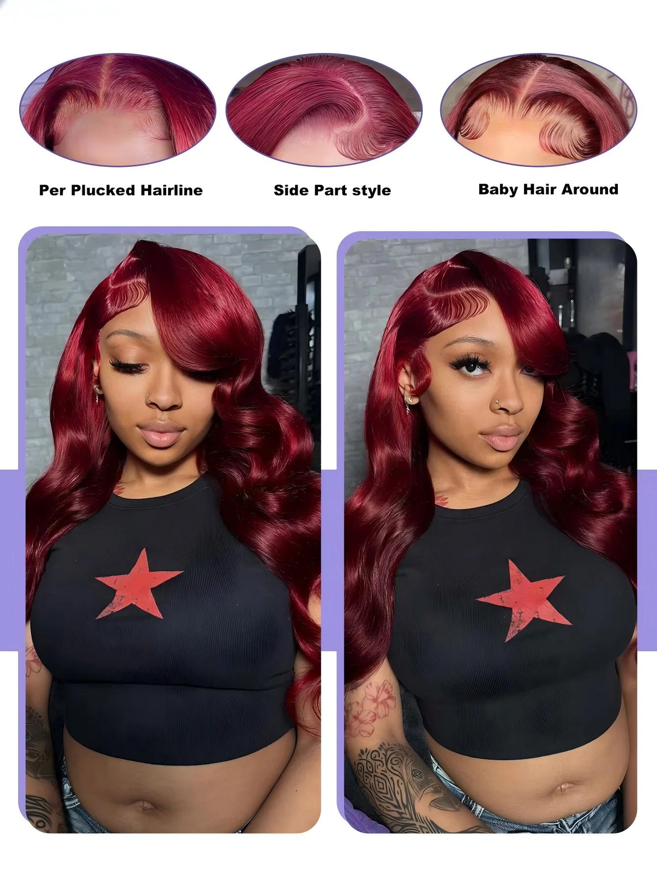 HD Transparent 99J Burgundy Bo - đánh giá và giá Hd Lace Frontal Wig Human Hair Pre Plucked