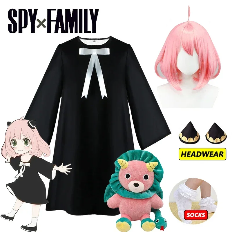 Anya Forger Cosplay Dress Anim - đánh giá và giá Synthetic Braided Wigs For Black Women